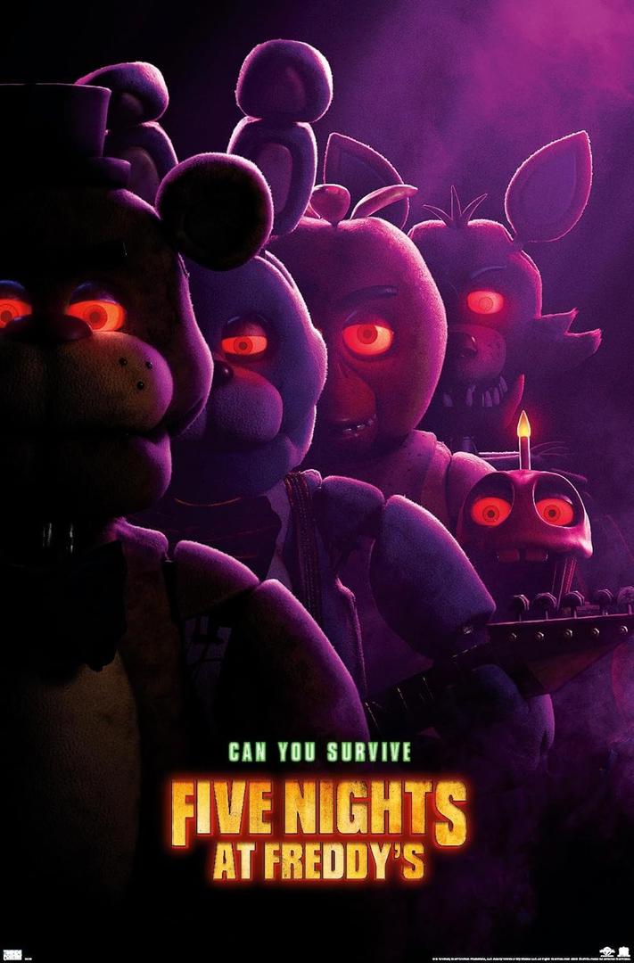 Trends International Five Nights at Freddy's Movie - Teaser One Sheet Wall Poster (34"L x 22.4"W)
