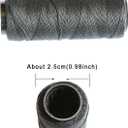 5 Rolls Sewing Threads Weaving Threads Using for Hand Sewing Hair Weft Hair Extensions Wig DIY (Black, Brown, Dark Brown, Beige, Khaki)