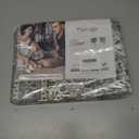 PURRUGS Vintage Farmhouse Boho Throw Rug 2x3 ft, Non-Slip Machine Washable Rug, Accent Oriental Area Rug for Entryway, Kitchen, Bedroom, Living Room and Dining Room, Periwinkle Gray/Soft Ivory