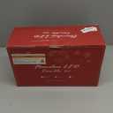 Green Christmas Tree Figurines Hand-Painted Tabletop Tree Flameless Candles Real Wax Flickering LED Battery Operated with Remote Lighted Christmas Tree Decoration for Shelf Fireplace Mantel Holiday