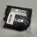 BALAPET 2 Pack Satin Cervical Pillowcase, Smooth & Soft Pillow Case Cover,Ergonomic Pillowcase with Zipper,Cover Only(Black)