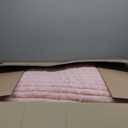 HIGOGOGO Papasan Chair Cushion with Thick Corduroy Cover (Without Chair), Supportive Cushion, Pink, 48 x 48 Inch