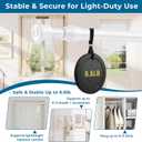 AIZESI Spring Tension Curtain Rods Short Tension Rod (White,18" to 27"-3Pcs)