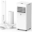 10,000 BTU Portable Air Conditioner, 3-in-1 AC Unit for 450 Sq.Ft Rooms With Cooling, Dehumidification & Fan Modes, Includes Remote Control, 24H Timer & Window Kit for Bedroom