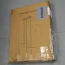 Metal Freestanding Coat Rack with Marble Base Heavy Duty Clothes Rack Coat Tree Stand Hat Rack for Corner Bedroom Entryway Living Room Hotel 19.69 x 11.02 x 68.9 Inches (Black)