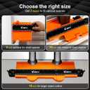 JOREST Connectable Contour Gauge (10+5 Inch), Gifts Ideas for Men Dad Handyman Husband Him, Shape Profile Duplicator with Lock, Outline Angle Measuring Tool, Template Tool, Tile Flooring, Scribe Edge