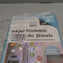 Stone City Printable Magnetic Sheets 8.5x11 Inch, 12 Sheets Matte Magnet Paper Sheet for Inkjet Printer, Flexible Magnetic Printer Paper for Fridge, DIY Crafts