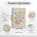 Vintage Botanical Wall Art Neutral Floral Prints Farmhouse Flower Canvas Wall Decor Watercolor Wildflower Pictures Nature Minimalist Artwork for Living Room Bedroom 16x24 Inch Wrapped Canvas Set of 2