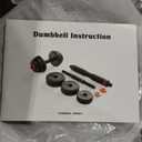 FEIERDUN Adjustable Dumbbells, 20/30/40/45/70/90lbs Free Weight Set with Connector, 5 in1 Dumbbells Set Used as Barbell, Kettlebells, Push up Stand, Weight Plate, Fitness Exercises for Home Gym Suitable Men/Women