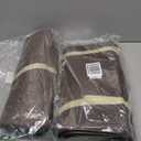 DEXI Kitchen Floor Mats Cushioned Anti Fatigue,17x29+17x59, Standing Runner Rug Waterproof, Comfort Memory Foam Padded for Front Sink Laundry Set of 2, Beige