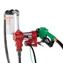Fill-Rite FR1210HA1F 12V 15 GPM (57 LPM) Fuel Transfer Pump with Discharge Hose, Automatic Nozzle, Filter Kit, Suction Pipe