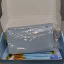 Art Painting Kits, Paint Station, Including Upgraded Paint Brush Cleaner, 20"X16" Silicone Painting Mat, 12 Colors Acrylic Paint Set and 10 Paint Brushes, Painting Supplies Kits(Blue)