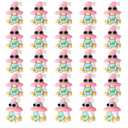 25pcs Summer Beach Gnomes, Mini Summer Theme Gnomes Miniature Tiny Dwarf Figurines Small Table Desktop Home Office Party Decorations and DIY Crafts Supplies(Beach Ball Style)