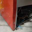 Frigidaire Retro Compact Fridge with Chiller, 3.2 cu ft Countertop Fridge with Built-In Bottle Opener, Compact Refrigerator for Office, Bedroom, Dorm Room or Cabin - 16.5"D x 19"W x 31"H (Red)