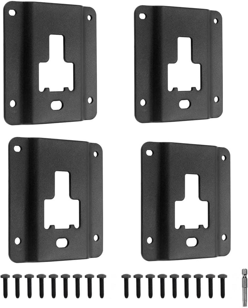 Tie Down Anchors Plates 4 Packs Boxlink Truck Bed Cargo Tie Down Brackets Compatible with 2015-2025 F150 & 2017-2025 F250 F350 F450 Super Duty Replacement for FL3Z99000A64B FL3Z-9928408-AB