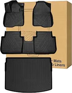 All Weather TPE Floor Mats＆Cargo Liners Custom-fit for Honda CRV 2007-2011 Honda CRV 2023-2026