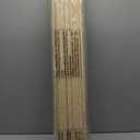 LazBlinds No Drill Bamboo Roman Shades, 38" W x 64" H, Star-Beige