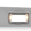 Sun Visor Passenger Right Side Compatible with Honda Pilot 2017 2018 2019 2020 2021 Honda Ridgeline 2018-2020 Sunshade Number 83230-TG7-A12ZB Color: Gray