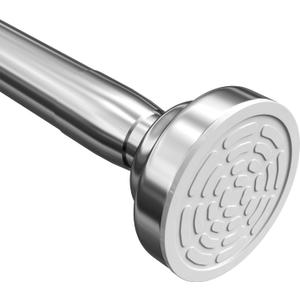 Umimile Shower Curtain Rod 57-100 Inches, 1 Inch Diameter Adjustable Spring Tension Curtain Rod, 304 Stainless Steel Shower Rod for Bathroom, Windows, Never Rust Non-Slip