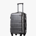 Coolife Luggage Expandable(only 28") Suitcase PC+ABS Spinner Built-In TSA lock 20in 24in 28in Carry on