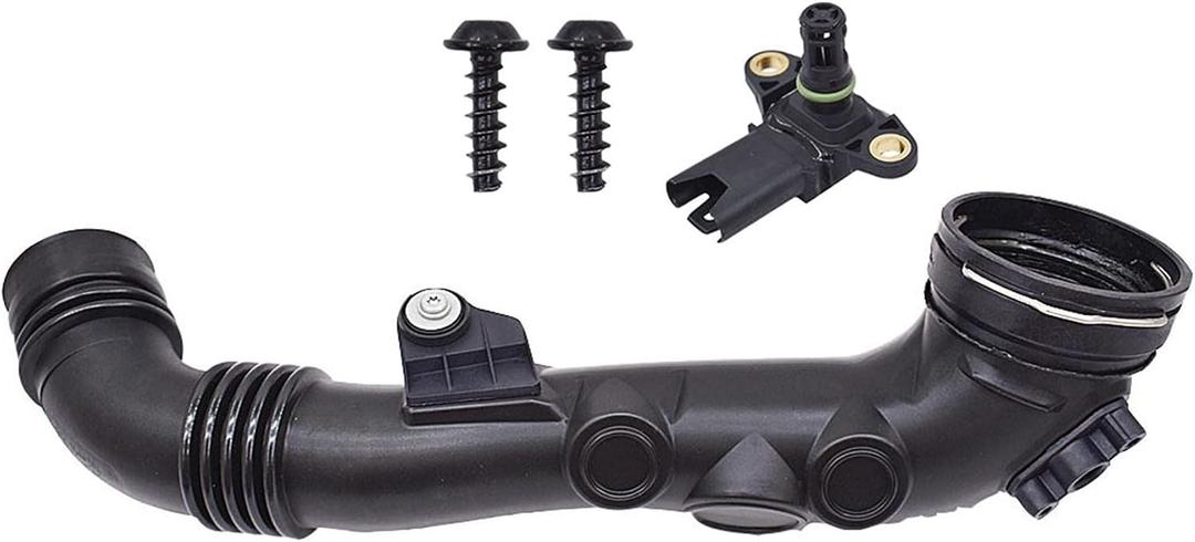Silscvtt Air Intake Hose Intercooler Hose Throttle Housing Replacement for E82 E90 135i 135is 335i X1 2011 13717599294 13717615026