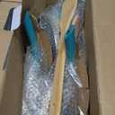 M MELENTA Pots and Pans Set, 7 Piece Nonstick Ceramic Cookware Set, Kitchen Induction Cookware Sets, Pots and Pans Non Stick with Stay Cool Handle, 100% PFOA Free, Turquoise (8" Skillet + 1.5QT Saucepan + 3QT Stockpot)