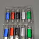 ABLAZE 32GB Type C Flash Drive 10 Pack, Dual USB 2.0+USB C Memory Stick Thumb Drive Compatible with iPhone 16/15, Android Smartphone, Computers, Tablets, Mac,iPad,PC