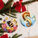 Christmas Ornaments, Seahorse Ornament, Christmas Tree Ornaments, Xmas Decorations, Holiday Decorations, Gifts for Seahorse Lovers, Holiday Party Gifts, and Xmas Gift Ideas