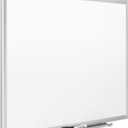 Quartet Magnetic Dry Erase White Board, 48"W x 36"H Whiteboard, Nano-Clean Surface Resists Ink Stains, Silver Aluminum Frame (SM534)