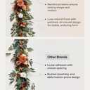 Ling's Moment Flower Garland - 6FT Eucalyptus & Greenery - Sweetheart Table Decor for Wedding Reception, Artificial Floral Garland for Mantle, Spring Garden Ceremony, Christmas Decoration, Green