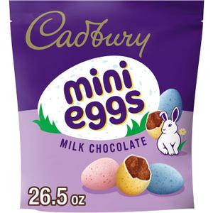 CADBURY MINI EGGS Milk Chocolate, Easter Candy Bag, 26.5 oz (EXP 03/01/27)