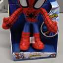 Marvel Spidey and His Amazing Friends Web Flash Spidey Plush - 9-Inch Plush with Light Up Signal - Toys Featuring Your Friendly Neighborhood Spideys