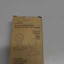 LEVERLOC Razor Holder for Shower 2 Pack, Powerful Suction Cup Shower Hooks for Towel, Loofah, Razor, Squeegee, Damage-Free Wall Hooks, Shaver Holder for Bathroom, Easy to Install and Reuse, White