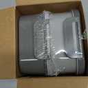 Adults Bento Lunch Box Set with Thermo Bag, 74oz Stackable Leak-proof 3-tiers Bento Box, Built-in Utensil and Sauce Container for Work, School, Dining Out (Gray) (Misty Grey)