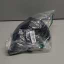 OYOANGLE Women's PU Leather Cropped Jacket Zip Up Motorcycle Jackets Coat (X-Large, Black)