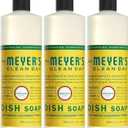 MRS. MEYER'S CLEAN DAY Liquid Dish Soap, Honeysuckle, 16 fl. oz - Pack of 3
