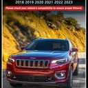 Vent Shades Rain Guards for Jeep Cherokee 2014 2015 2016 2017 2018 2019 2020 2021 2022 2023 Accessories, for Jeep Cherokee Window Deflectors Window Visors