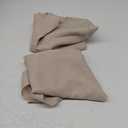 Fitable Faux Linen Textured Beige Round Tablecloths 60 Inches - 2 Pack Faux Burlap Table Clothes for Banquet, Party, Dining, Farmhouse, Outdoor (Great for 20"-48" Round Tables)