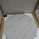 16 Inch Natural White Marble Cutting Board for Kitchen Countertop
