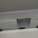2PCS Set 22.08x16.57x0.16in (Each Piece) Clear Tempered Glass Canopy