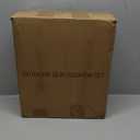 downluxe Outdoor Chair Cushions 24x24 with Removable Cover, Waterproof Patio Furniture Cushions, Deep Seat Cushions for Outdoor Furniture with Backrest for Sofa, Couch and Patio Chairs, Khaki