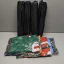 Remagr 4 Pcs Christmas Feather Flag Set 12 ft Tall Merry Christmas Ho Ho Joy Banner Sign with Poles and Ground Spike for Xmas Holiday Decorations Outdoor Garden Shop Business Promotion