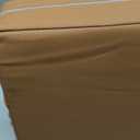 Toddler Booster Seat Dining Table Kitchen Chair, Waterproof Anti-Scratch PU Cushion, Non-Slip Bottom, Adjustable Buckle Straps, Easy Clean Portable Seat Cushion (Brown)