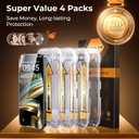 MRGLAS 4-Pack TOP 9H+ Glass for iPhone 16 Pro Max Screen Protector [Auto Alignment Kit] [10X Military Protection] UNBREAK Tempered Glass for 16 ProMax 6.9 inch Longest Durable Case-Friendly