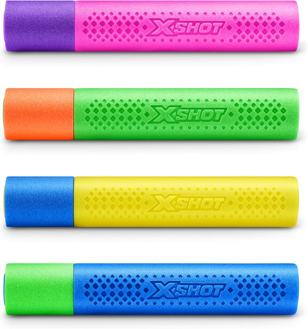XSHOT Water Foam Blaster by ZURU, Water Toy, Water Battles, Big Water Toy for Children, Teen and Adults (4 Pack)