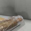 UNISHADES Cordless Bamboo Roman Shades for Windows, Blinds Size (25.5" W 64" H) Colour (Highfield Teak)