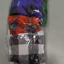 SmoothNovelty 4 Pcs Microwave Hand Warmers Reusable Flannel with Flaxseed Microwavable Bag Heating Cold Pack Bag for Colleagues Christmas Stocking Stuffer Gifts (Buffalo Plaid)