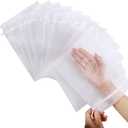 DODXIAOBEUL 100 Pcs 6 x 8 Inches Organza Bag Drawstring Bags Bulk Small Gift Bags for Christmas Candy Wedding Birthday Party,Transparent