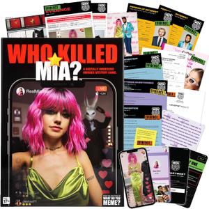 WHAT DO YOU MEME? Who Killed Mia A Modern Murder Mystery Game True Crime Solving Games for Adults, Find Out who Killed Influencer Mia Star, for True Crime Fans WHAT DO YOU MEME? Who Killed Mia A Modern Murder Mystery Game True Crime Solving Games for Adults, Find Out who Killed Influencer Mia Star, for True Crime Fans