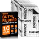 RUNSUNSPRI Car Sound Deadening 80 mil 10 sqft Sound Deadening Mat